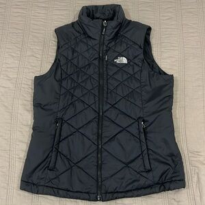 Northface Black Quilted Puffer Vest